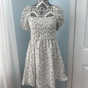 Floral Puff Sleeve Dress